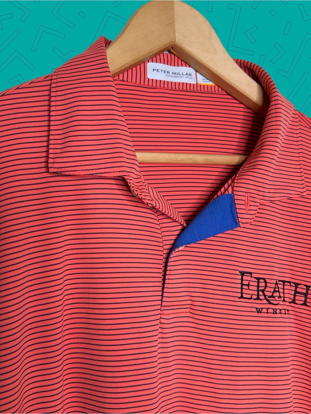 Peter Millar Featherweight Striped Polo Shirt